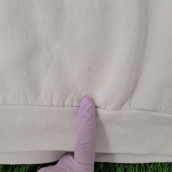 Vintage 90s Braves Raglan Sweatshirt Womens XL/2XL 23x24 White - Picture 5 of 16